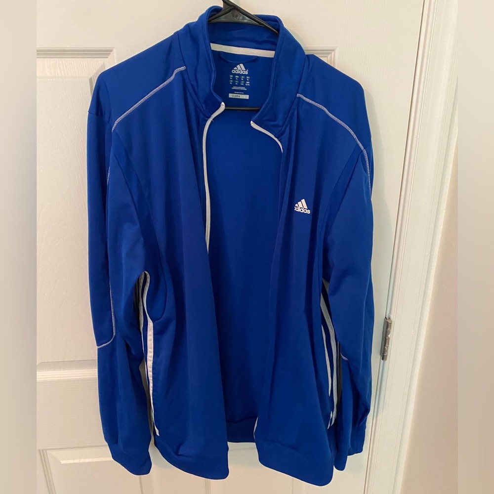 Blue Adidas light jacket size XL
